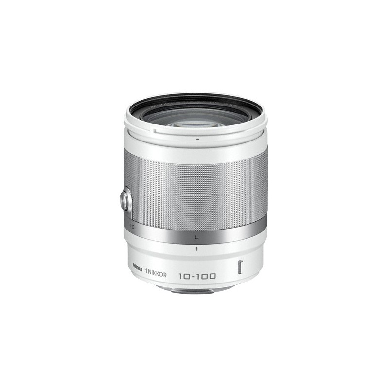 OBIETTIVO NIKON 1 VR 10-100MM F/4.0-5.6 BIANCO Garanzia 2 anni Italia
